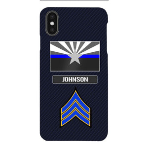 Personalized Arizona Thin Blue Line Phone Case Printed 22MAR-DT23