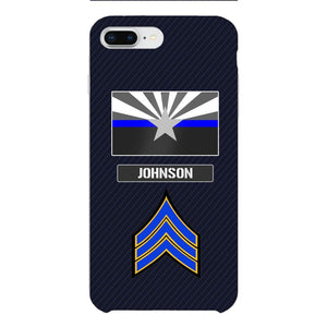 Personalized Arizona Thin Blue Line Phone Case Printed 22MAR-DT23