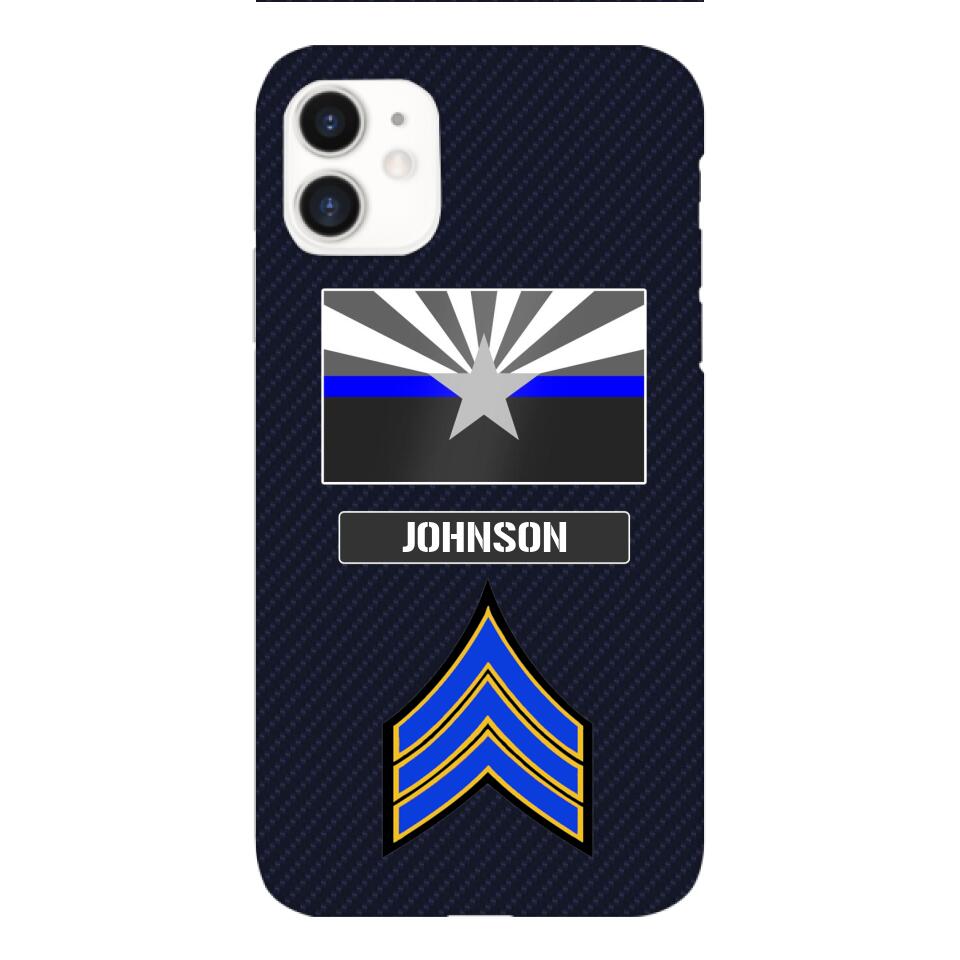 Personalized Arizona Thin Blue Line Phone Case Printed 22MAR-DT23