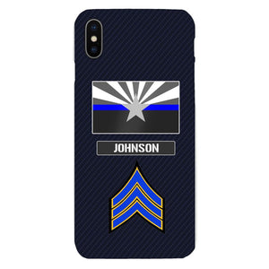 Personalized Arizona Thin Blue Line Phone Case Printed 22MAR-DT23