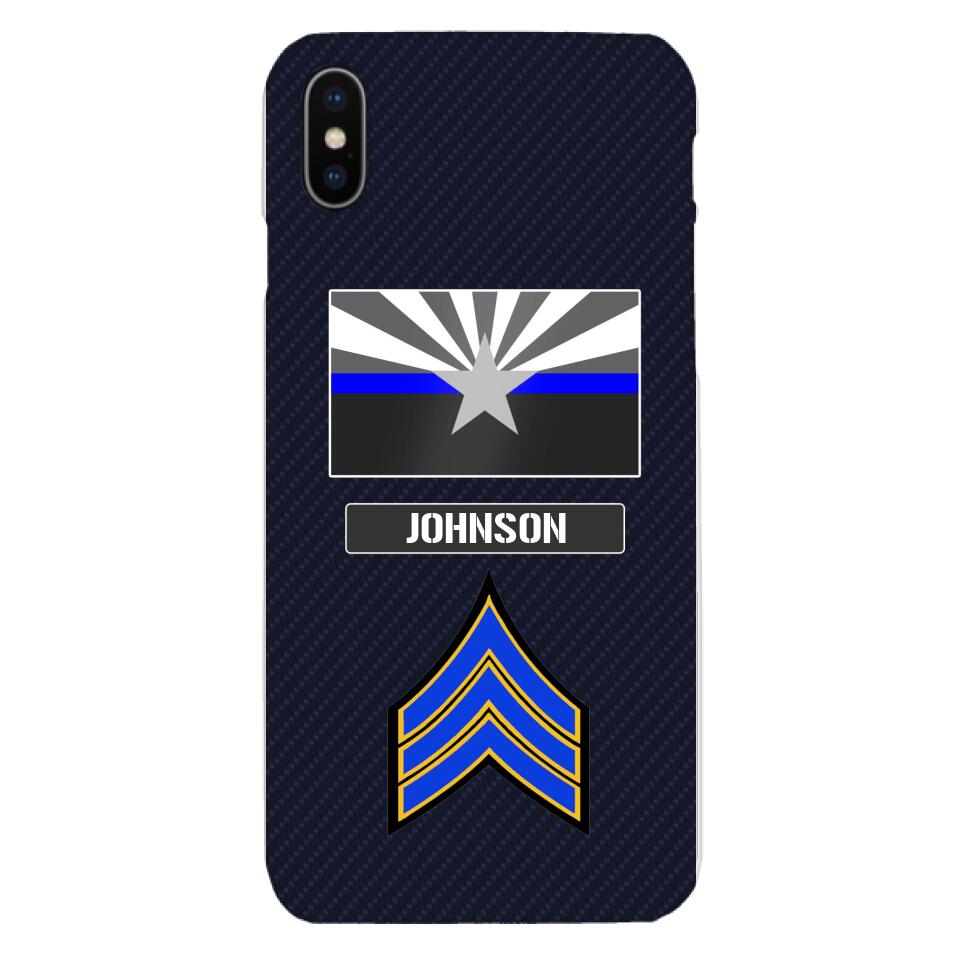 Personalized Arizona Thin Blue Line Phone Case Printed 22MAR-DT23