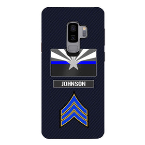 Personalized Arizona Thin Blue Line Phone Case Printed 22MAR-DT23