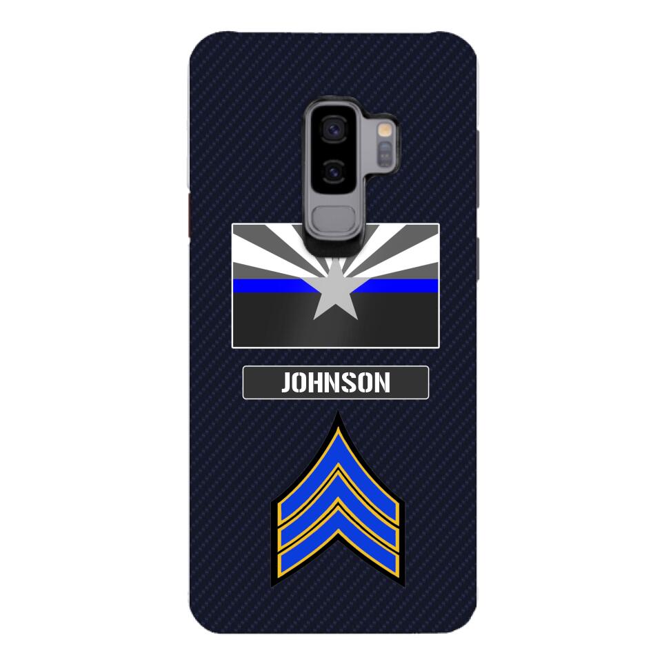 Personalized Arizona Thin Blue Line Phone Case Printed 22MAR-DT23
