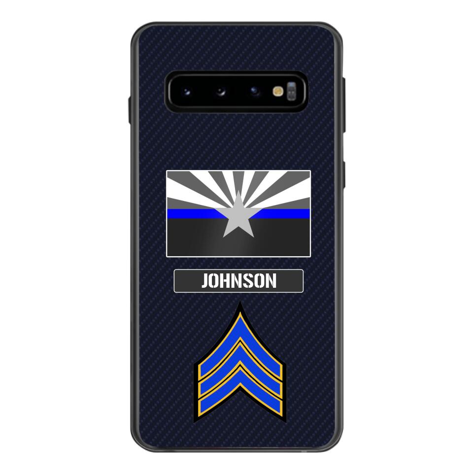 Personalized Arizona Thin Blue Line Phone Case Printed 22MAR-DT23