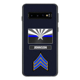 Personalized Arizona Thin Blue Line Phone Case Printed 22MAR-DT23