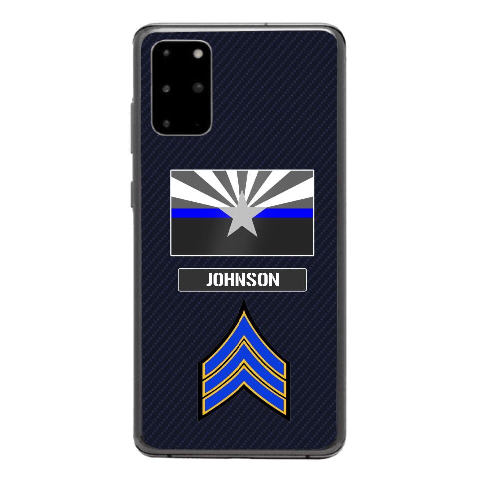 Personalized Arizona Thin Blue Line Phone Case Printed 22MAR-DT23