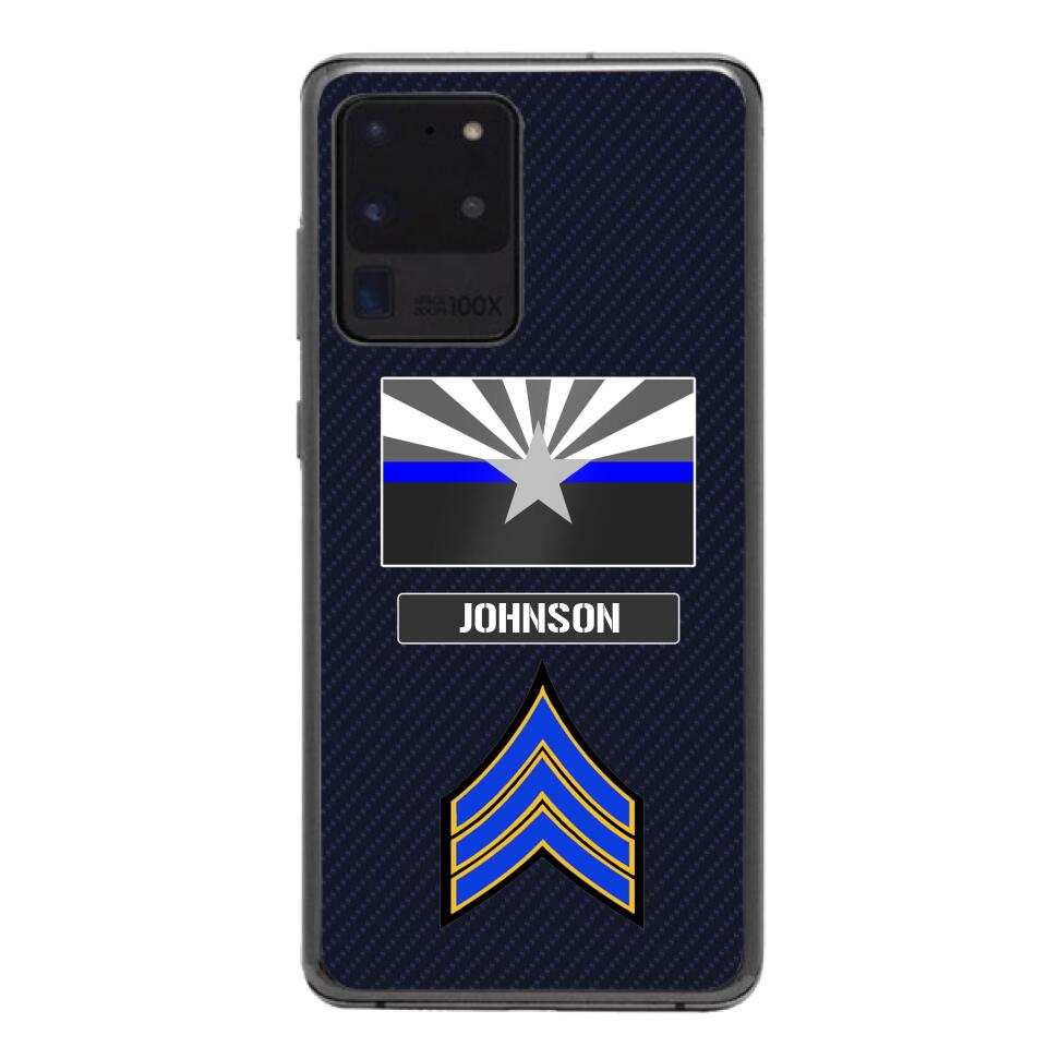 Personalized Arizona Thin Blue Line Phone Case Printed 22MAR-DT23