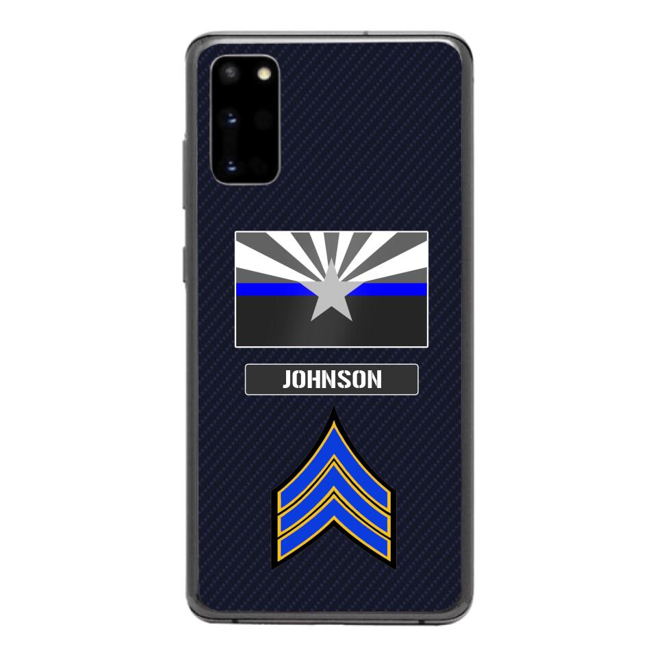 Personalized Arizona Thin Blue Line Phone Case Printed 22MAR-DT23
