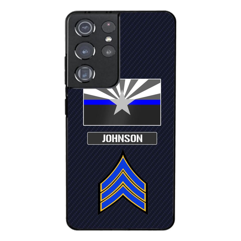Personalized Arizona Thin Blue Line Phone Case Printed 22MAR-DT23
