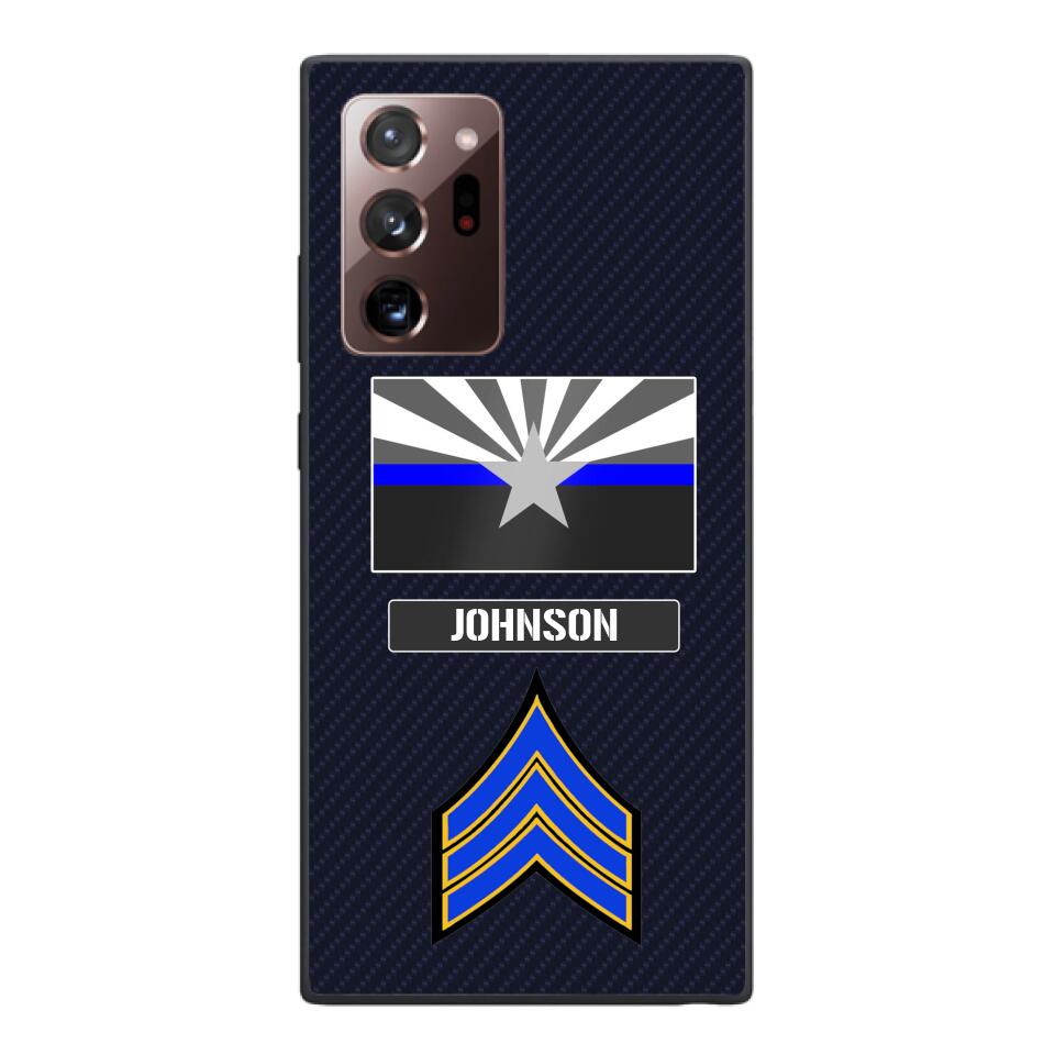 Personalized Arizona Thin Blue Line Phone Case Printed 22MAR-DT23
