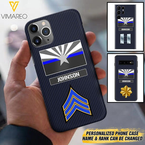 Personalized Arizona Thin Blue Line Phone Case Printed 22MAR-DT23