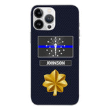 Personalized Indiana Thin Blue Line Phone Case Printed 22MAR-DT23