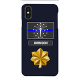 Personalized Indiana Thin Blue Line Phone Case Printed 22MAR-DT23