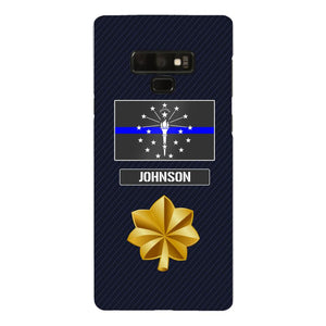 Personalized Indiana Thin Blue Line Phone Case Printed 22MAR-DT23
