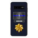 Personalized Indiana Thin Blue Line Phone Case Printed 22MAR-DT23