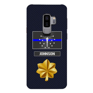 Personalized Indiana Thin Blue Line Phone Case Printed 22MAR-DT23
