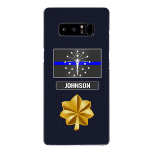 Personalized Indiana Thin Blue Line Phone Case Printed 22MAR-DT23
