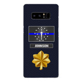 Personalized Indiana Thin Blue Line Phone Case Printed 22MAR-DT23