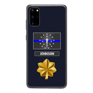 Personalized Indiana Thin Blue Line Phone Case Printed 22MAR-DT23