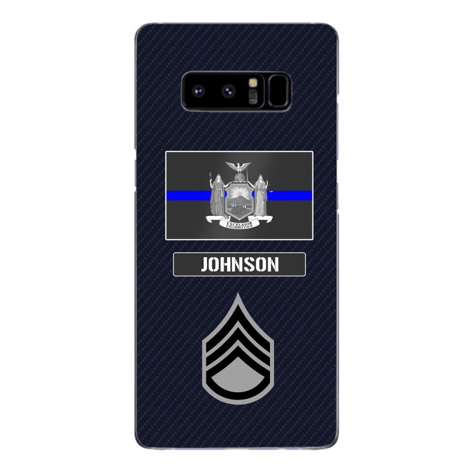 Personalized New York Thin Blue Line Phone Case Printed 22MAR-DT23