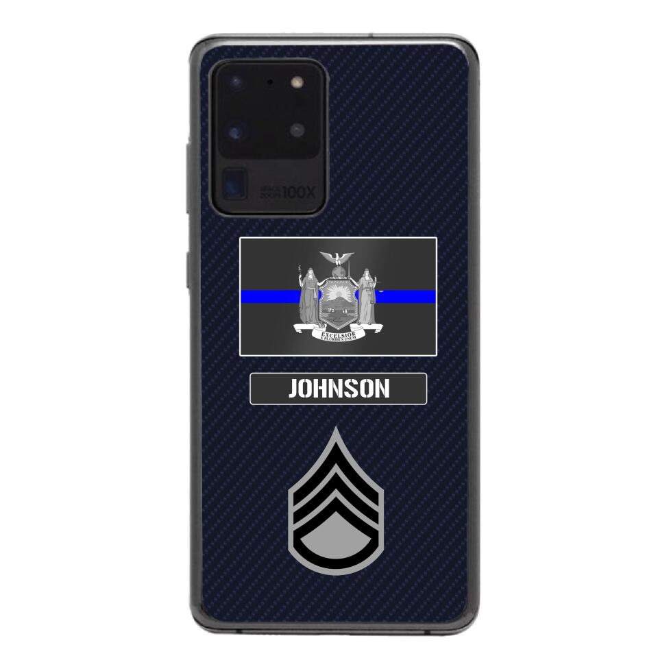 Personalized New York Thin Blue Line Phone Case Printed 22MAR-DT23