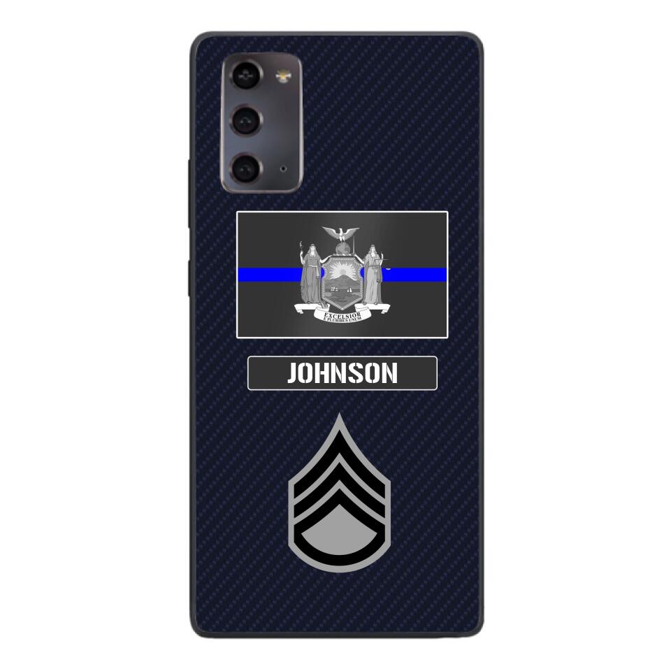 Personalized New York Thin Blue Line Phone Case Printed 22MAR-DT23