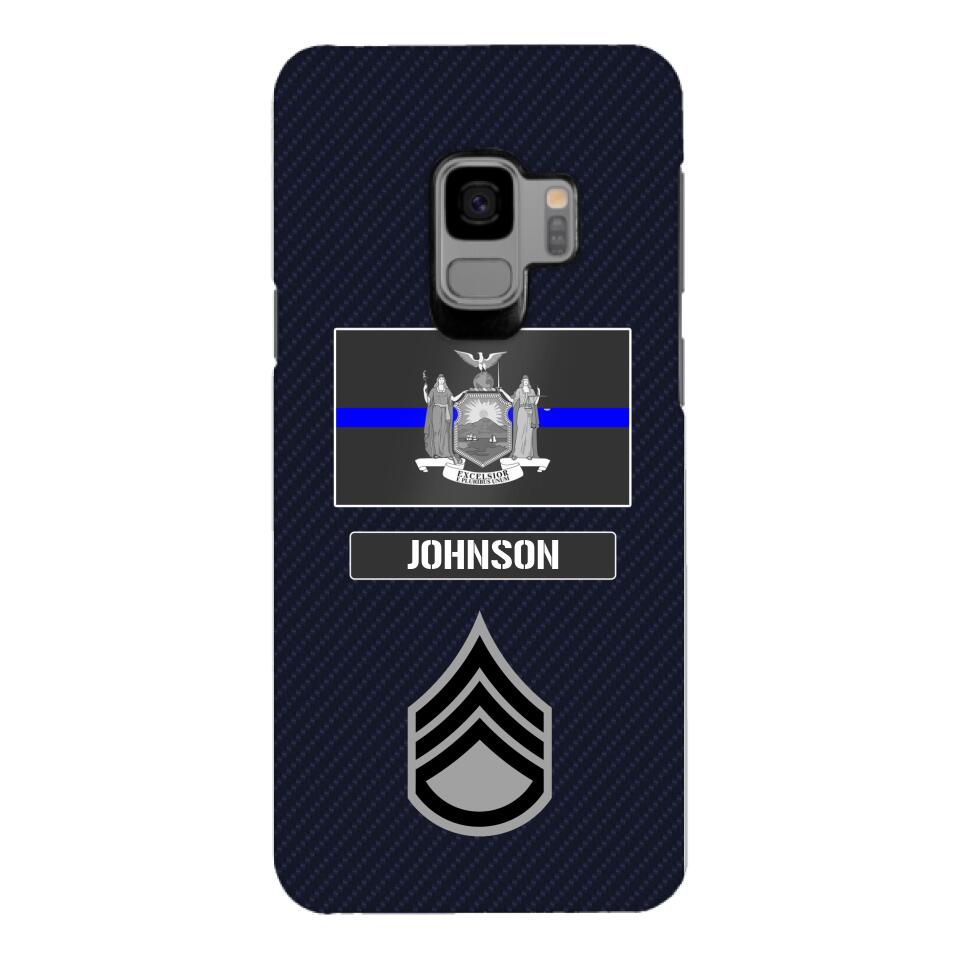Personalized New York Thin Blue Line Phone Case Printed 22MAR-DT23