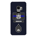 Personalized New York Thin Blue Line Phone Case Printed 22MAR-DT23