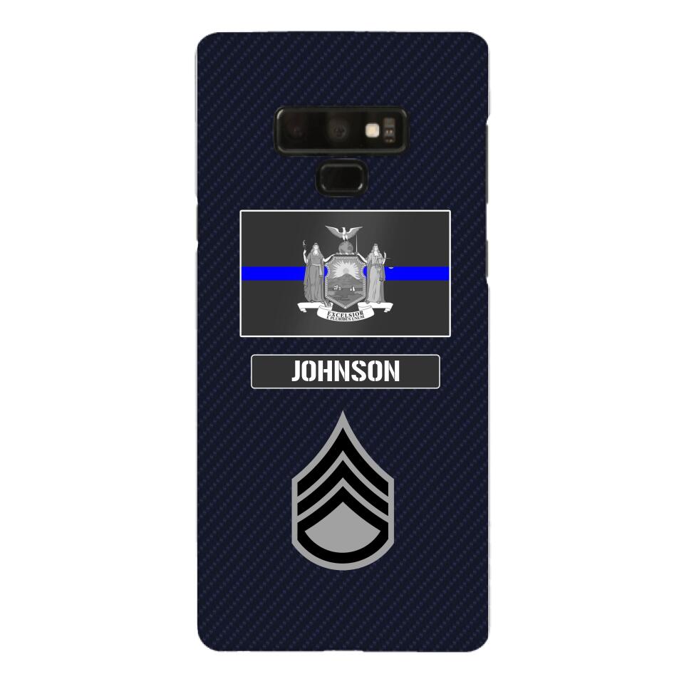 Personalized New York Thin Blue Line Phone Case Printed 22MAR-DT23