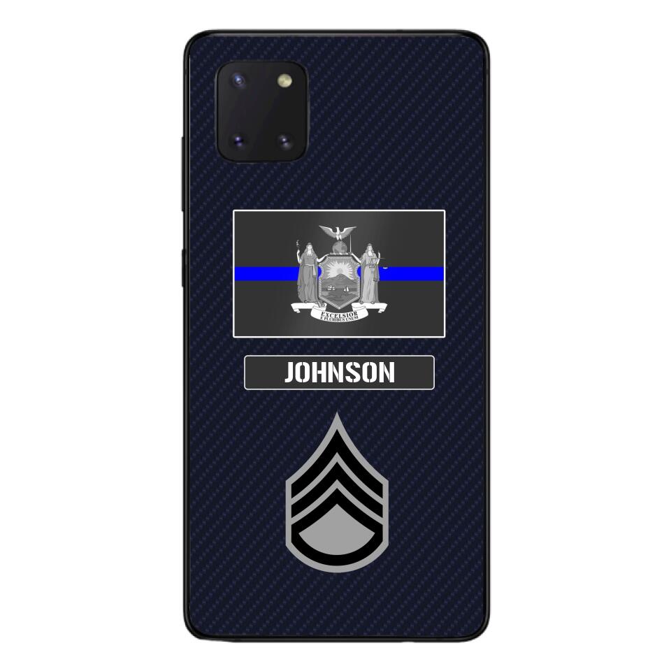 Personalized New York Thin Blue Line Phone Case Printed 22MAR-DT23