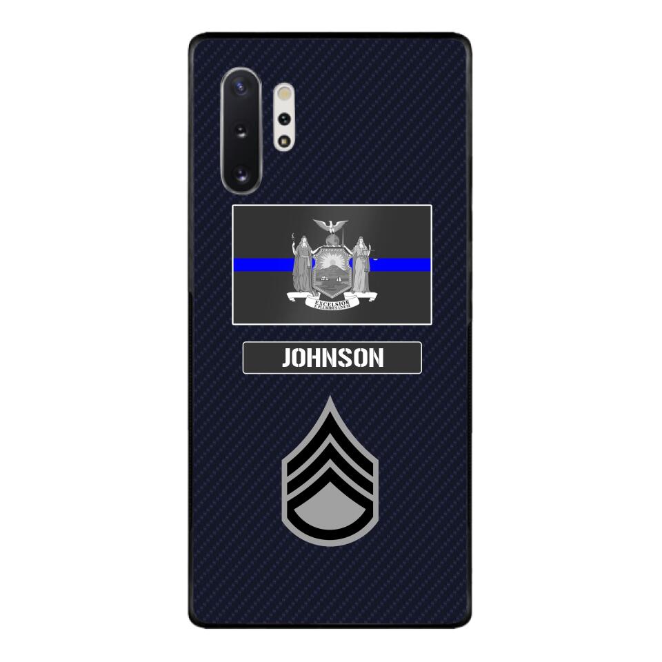 Personalized New York Thin Blue Line Phone Case Printed 22MAR-DT23