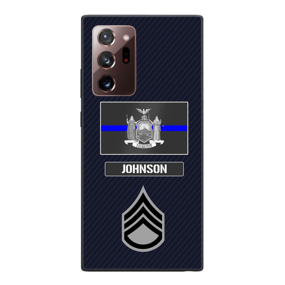 Personalized New York Thin Blue Line Phone Case Printed 22MAR-DT23