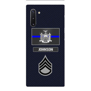 Personalized New York Thin Blue Line Phone Case Printed 22MAR-DT23