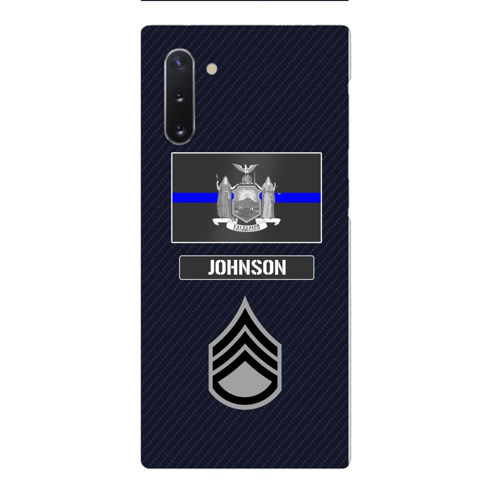 Personalized New York Thin Blue Line Phone Case Printed 22MAR-DT23