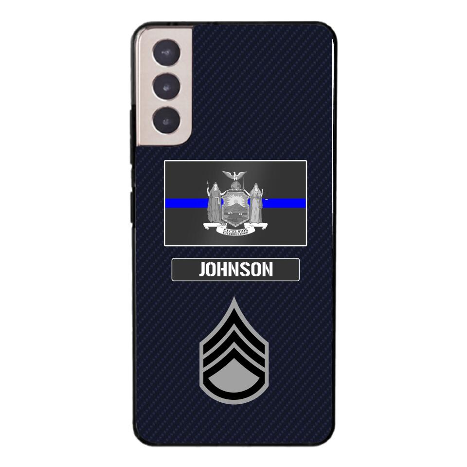 Personalized New York Thin Blue Line Phone Case Printed 22MAR-DT23