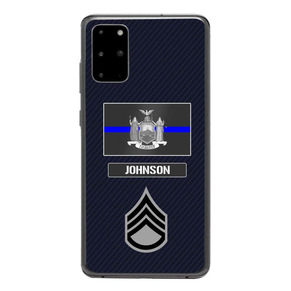 Personalized New York Thin Blue Line Phone Case Printed 22MAR-DT23