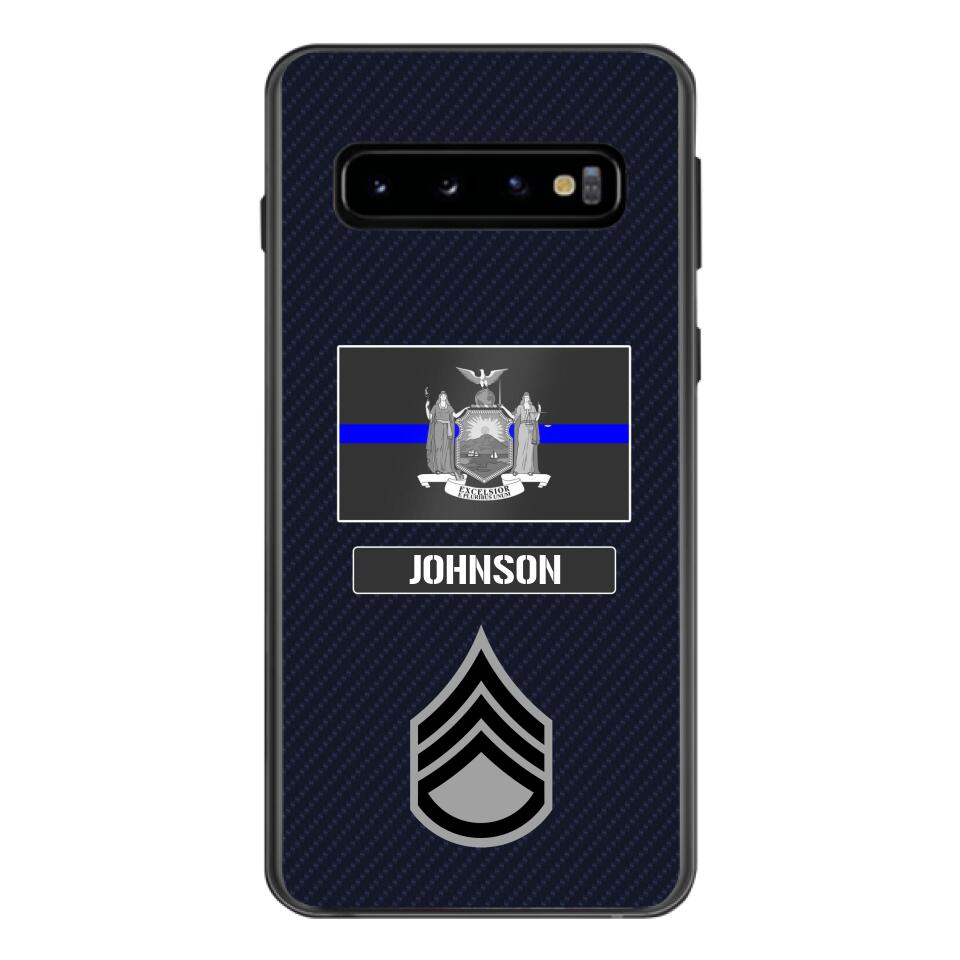 Personalized New York Thin Blue Line Phone Case Printed 22MAR-DT23