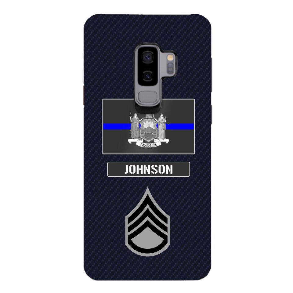 Personalized New York Thin Blue Line Phone Case Printed 22MAR-DT23