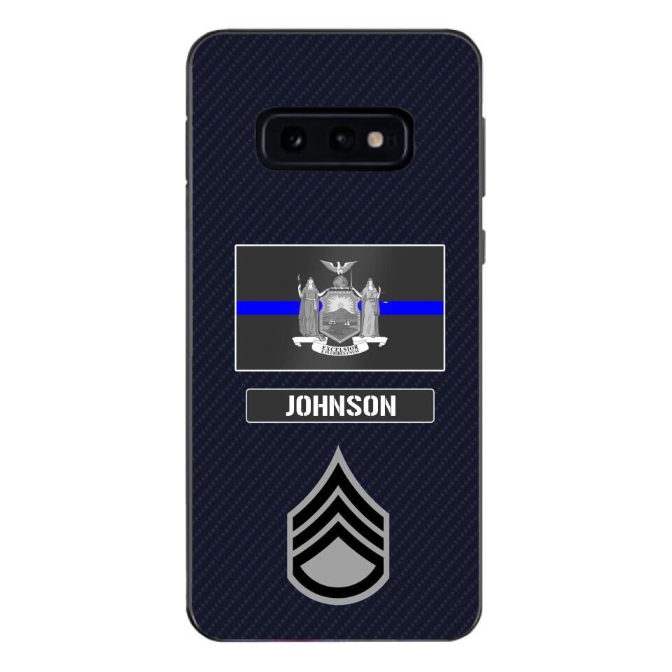 Personalized New York Thin Blue Line Phone Case Printed 22MAR-DT23