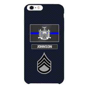 Personalized New York Thin Blue Line Phone Case Printed 22MAR-DT23