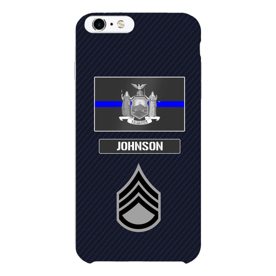 Personalized New York Thin Blue Line Phone Case Printed 22MAR-DT23