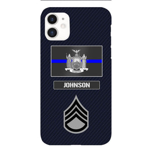 Personalized New York Thin Blue Line Phone Case Printed 22MAR-DT23