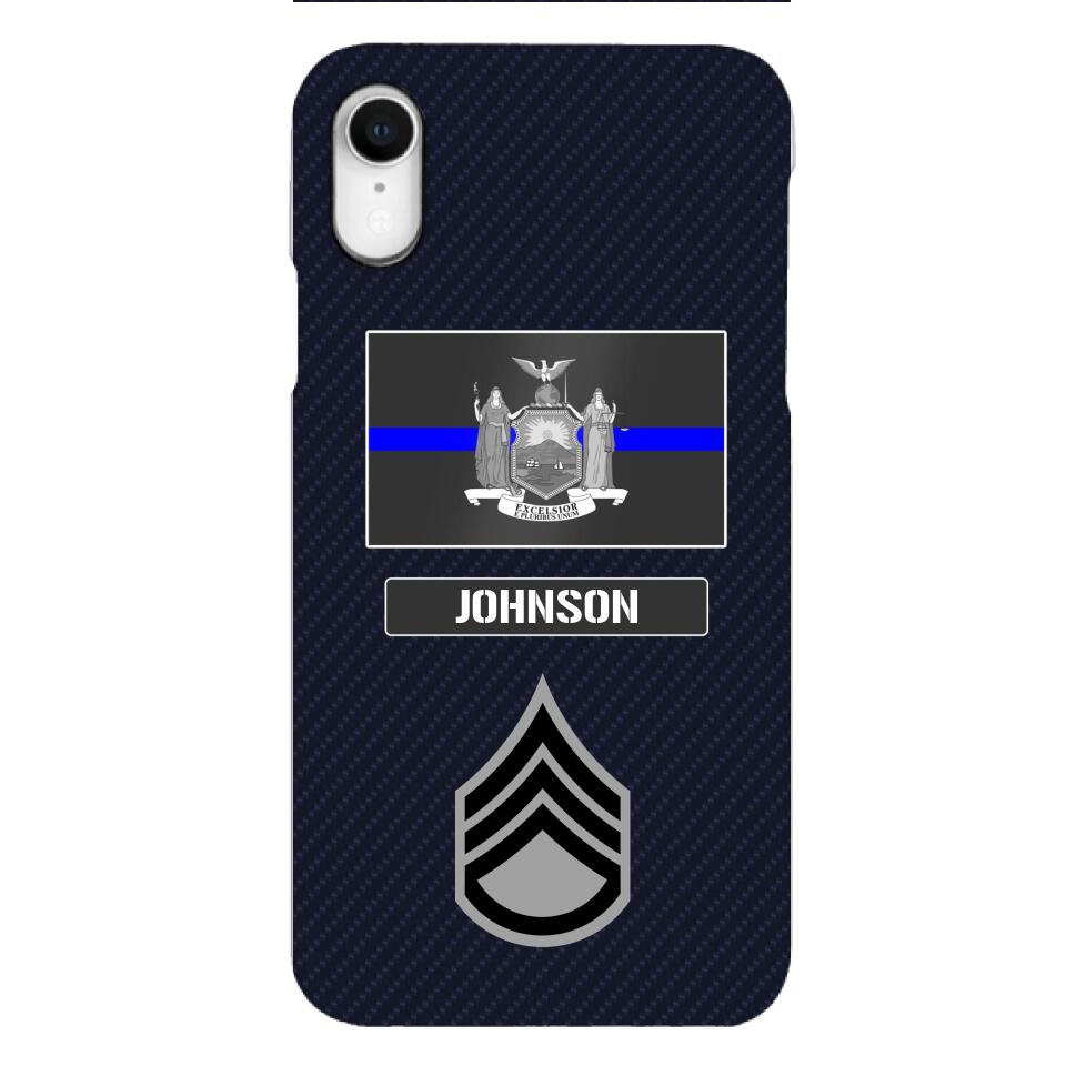 Personalized New York Thin Blue Line Phone Case Printed 22MAR-DT23