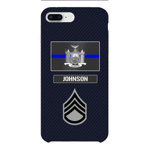 Personalized New York Thin Blue Line Phone Case Printed 22MAR-DT23