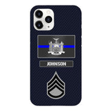 Personalized New York Thin Blue Line Phone Case Printed 22MAR-DT23