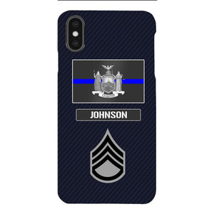 Personalized New York Thin Blue Line Phone Case Printed 22MAR-DT23
