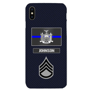 Personalized New York Thin Blue Line Phone Case Printed 22MAR-DT23