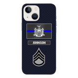 Personalized New York Thin Blue Line Phone Case Printed 22MAR-DT23