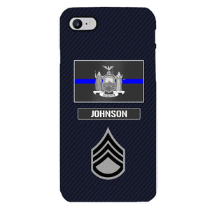 Personalized New York Thin Blue Line Phone Case Printed 22MAR-DT23