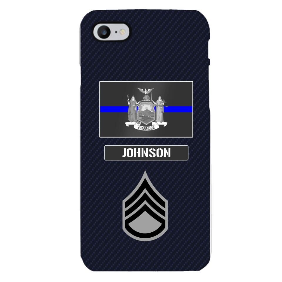 Personalized New York Thin Blue Line Phone Case Printed 22MAR-DT23